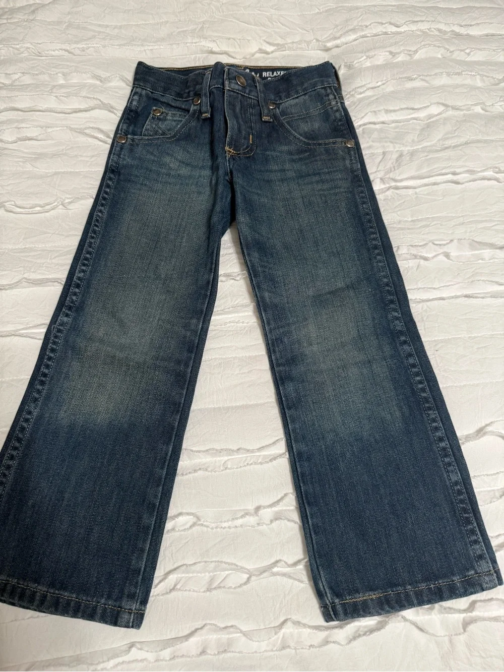 Wrangler Kids Dark Blue Denim Jeans